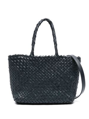 DRAGON DIFFUSION mini Inside-Out leather tote bag - Blue