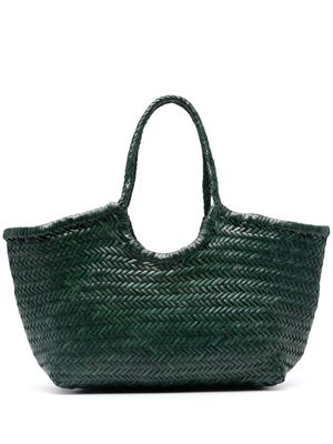 DRAGON DIFFUSION Nantucket interwoven tote bag - Green