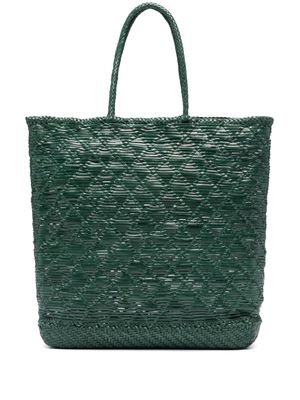 DRAGON DIFFUSION NS Corso leather tote bag - Green