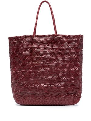 DRAGON DIFFUSION NS Corso leather tote bag - Red