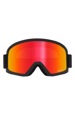 DRAGON DX3 OTG 63mm Snow Goggles in Black Ll Red Ion
