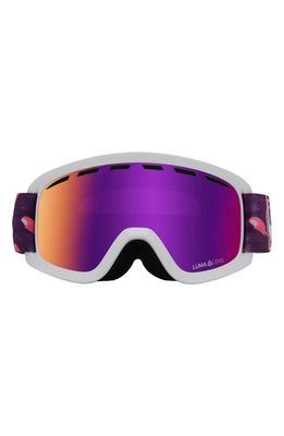 DRAGON Lil D Base Ion 44mm Snow Goggles in Pop Rocket/Purple Ion