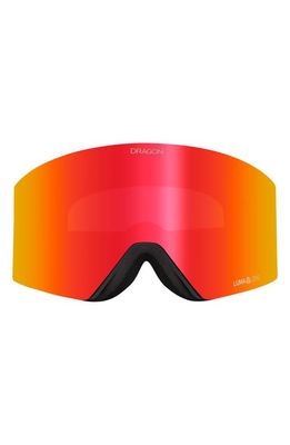 DRAGON RVX Magnetics OTG Bonus 76mm Snow Goggles in 30Yrs Ll Red Ion Trose