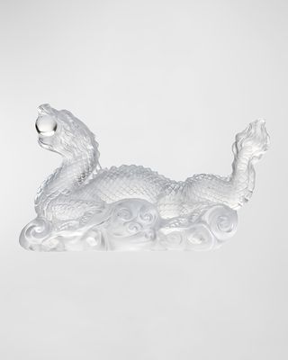 Dragon Tianlong Sculpture, Clear