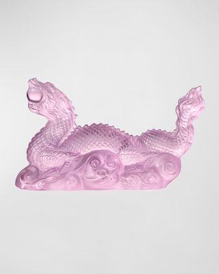 Dragon Tianlong Sculpture, Pink