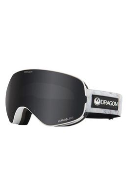 DRAGON X2S 72mm Spherical Snow Goggles with Bonus Lenses in Winter Hare/Dark Smoke Lens
