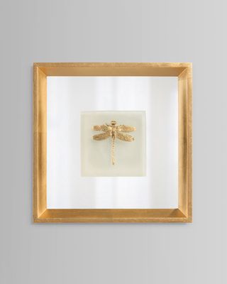 "Dragonfly On Alabaster" Wall Art