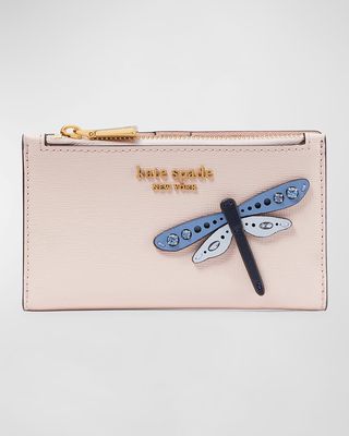 dragonfly small slim bifold wallet