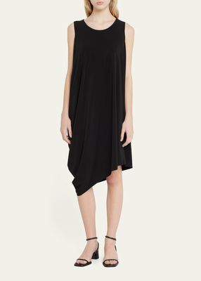 Drape Jersey-36 Asymmetric Dress