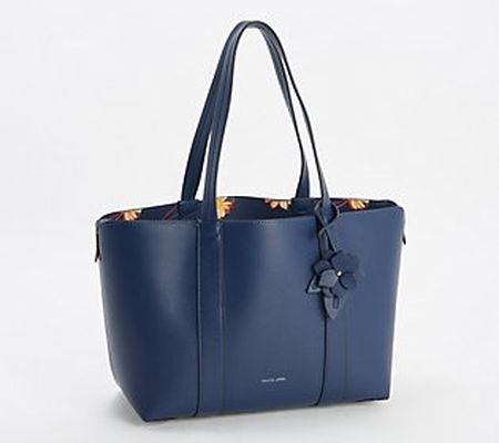 Draper James Elle Tote with Flower Key Fob