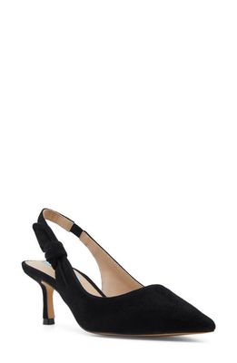 Draper James Willow Slingback Pointed Toe Pump in Black