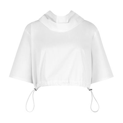 Drawstring Cropped Top