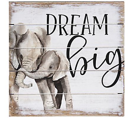 Dream Big Elephant Pallet Petite By Sincere Sur roundings