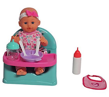 Dream Collection 14" Baby Doll Feeding Fun Set