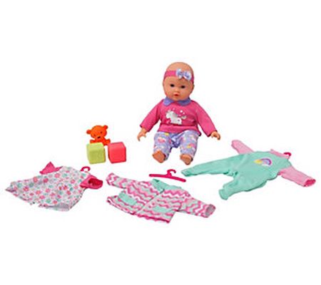 Dream Collection 14" My LiL Wardrobe Baby Doll Set