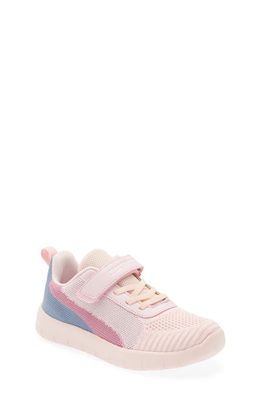 DREAM PAIRS Knit Low Top Sneaker in Pink/Grey/Blue