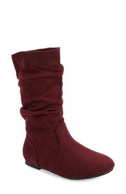 DREAM PAIRS Riding Boot in Burgundy