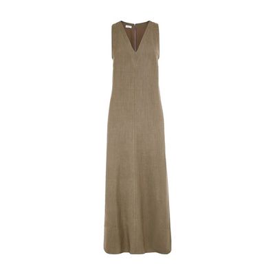 Dress with monili