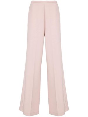 DRHOPE crepe flared trousers - Pink