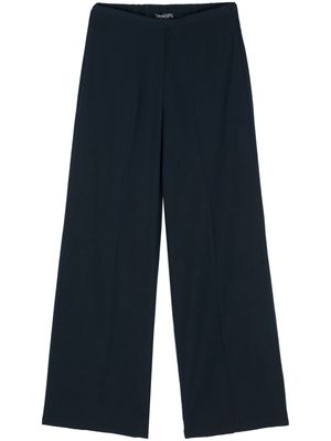 DRHOPE crepe wide-leg trousers - Blue