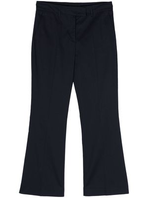 DRHOPE cropped flared trousers - Blue