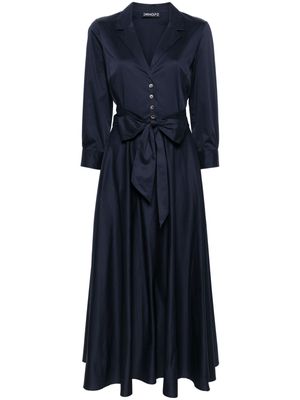 DRHOPE flared maxi shirtdress - Blue