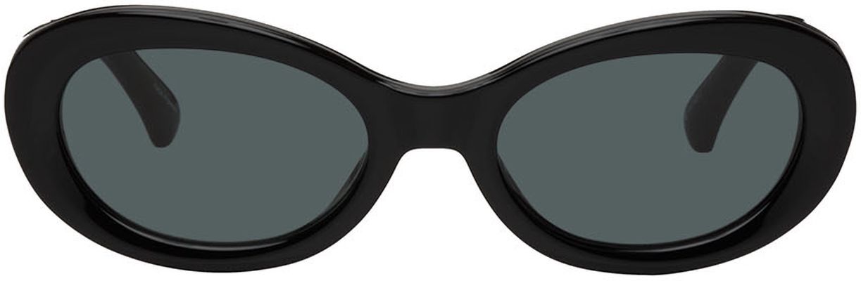 Dries Van Noten Black Linda Farrow Edition 211 C1 Sunglasses