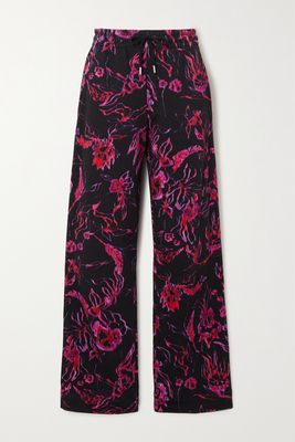 Dries Van Noten - Cotton-jacquard Pants - Pink