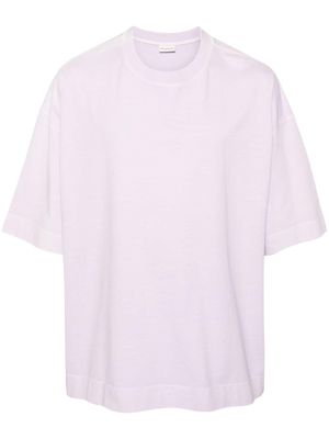 DRIES VAN NOTEN drop-shoulder cotton T-shirt - Purple