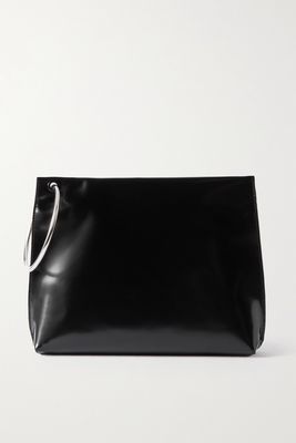 Dries Van Noten - Glossed-leather Clutch - Black