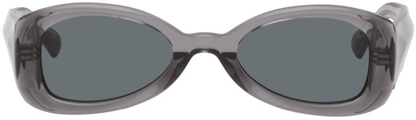 Dries Van Noten Gray Linda Farrow Edition 204 Sunglasses