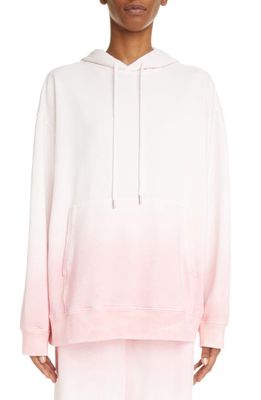 Dries Van Noten Haspo Gradient Oversize Cotton Hoodie in Pink 305
