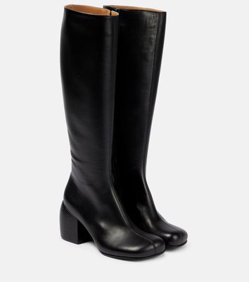 Dries Van Noten Knee-high leather boots