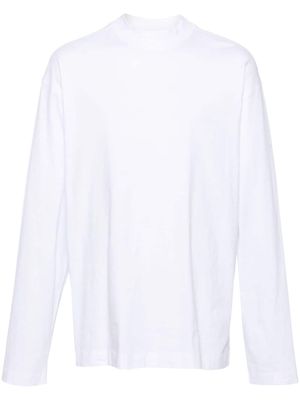 DRIES VAN NOTEN long-sleeve cotton T-shirt - White