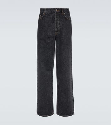 Dries Van Noten Marble-wash wide-leg jeans