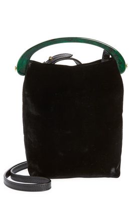 Dries Van Noten Micro Crossbody Bucket Bag in Black 900
