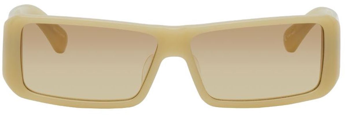 Dries Van Noten Off-White Linda Farrow Edition 157 Sunglasses
