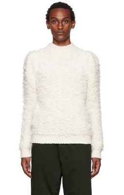 Dries Van Noten Off-White Nylon Sweater