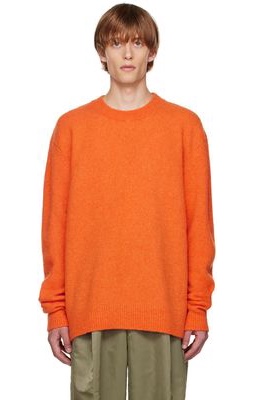 Dries Van Noten Orange Crewneck Sweater