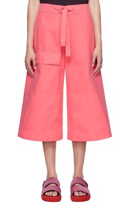 Dries Van Noten Pink Paint Shorts