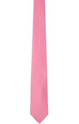 Dries Van Noten Pink Silk Tie