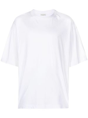 DRIES VAN NOTEN plain cotton T-shirt - White