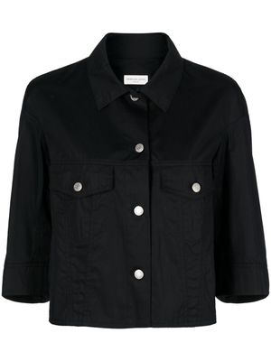 Dries Van Noten Pre-Owned 2010 button-up cotton jacket - Black