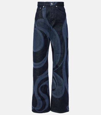 Dries Van Noten Printed straight jeans
