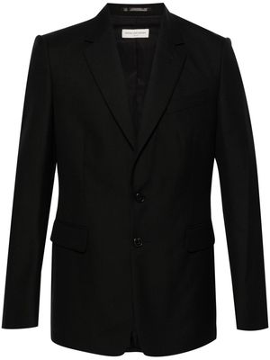 DRIES VAN NOTEN single-breasted wool blazer - Black