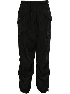 DRIES VAN NOTEN tapered-leg cargo trousers - Black