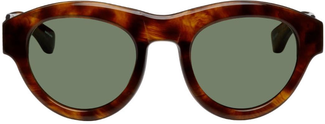 Dries Van Noten Tortoiseshell Linda Farrow Edition Cat-Eye Sunglasses