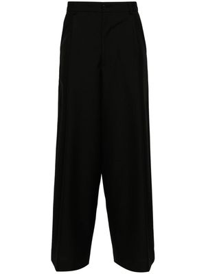 DRIES VAN NOTEN wide-leg tailored trousers - Black