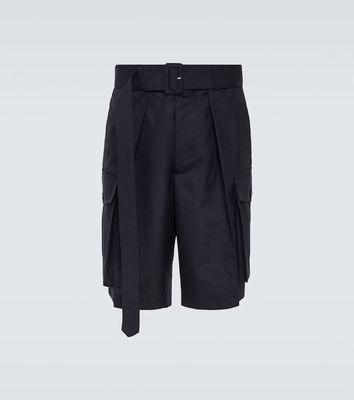 Dries Van Noten Wool cargo shorts