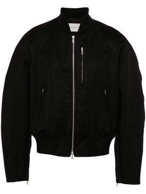 DRIES VAN NOTEN zip-up bomber jacket - Black